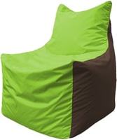 Кресло-мешок Flagman Фокс Ф2.1-165 (салатовый/коричневый) купить по лучшей цене