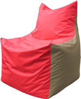 Кресло-мешок Flagman Фокс Ф2.1-171 (красный/бежевый) купить по лучшей цене