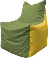 Кресло-мешок Flagman Фокс Ф2.1-228 (оливковый/желтый) купить по лучшей цене