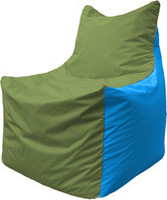 Кресло-мешок Flagman Фокс Ф2.1-229 (оливковый/голубой) купить по лучшей цене