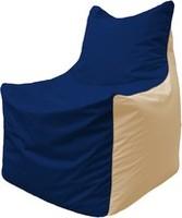 Кресло-мешок Flagman Фокс Ф2.1-42 (синий темный/бежевый) купить по лучшей цене