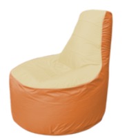 Кресло-мешок Flagman Трон Т1.1-2005 (бежевый/оранжевый) купить по лучшей цене