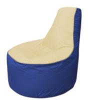 Кресло-мешок Flagman Трон Т1.1-2014 (бежевый/синий) купить по лучшей цене
