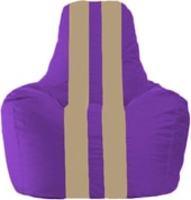 Кресло-мешок Flagman Спортинг С1.1-70 (фиолетовый/бежевый) купить по лучшей цене