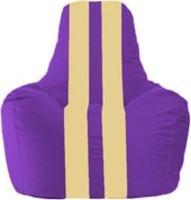 Кресло-мешок Flagman Спортинг С1.1-73 (фиолетовый/светло-бежевый) купить по лучшей цене