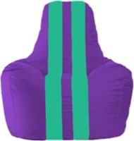 Кресло-мешок Flagman Спортинг С1.1-75 (фиолетовый/бирюзовый) купить по лучшей цене
