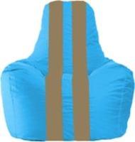 Кресло-мешок Flagman Спортинг С1.1-271 (голубой/бежевый) купить по лучшей цене