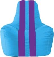 Кресло-мешок Flagman Спортинг С1.1-269 (голубой/фиолетовый) купить по лучшей цене