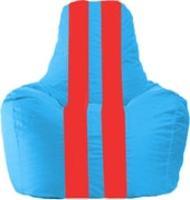 Кресло-мешок Flagman Спортинг С1.1-279 (голубой/красный) купить по лучшей цене