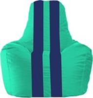 Кресло-мешок Flagman Спортинг С1.1-286 (бирюзовый/темно-синий) купить по лучшей цене