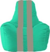 Кресло-мешок Flagman Спортинг С1.1-292 (бирюзовый/серый) купить по лучшей цене