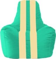 Кресло-мешок Flagman Спортинг С1.1-293 (бирюзовый/светло-бежевый) купить по лучшей цене