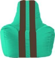 Кресло-мешок Flagman Спортинг С1.1-298 (бирюзовый/коричневый) купить по лучшей цене