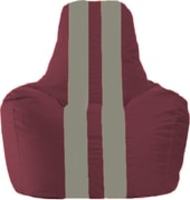 Кресло-мешок Flagman Спортинг С1.1-303 (бордовый/серый) купить по лучшей цене