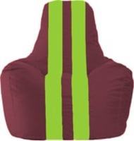 Кресло-мешок Flagman Спортинг С1.1-305 (бордовый/салатовый) купить по лучшей цене