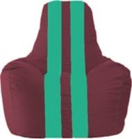 Кресло-мешок Flagman Спортинг С1.1-311 (бордовый/бирюзовый) купить по лучшей цене
