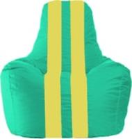 Кресло-мешок Flagman Спортинг С1.1-313 (бирюзовый/желтый) купить по лучшей цене