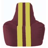 Кресло-мешок Flagman Спортинг С1.1-313 (бордовый/желтый) купить по лучшей цене