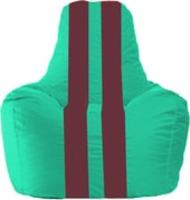 Кресло-мешок Flagman Спортинг С1.1-314 (бирюзовый/бордовый) купить по лучшей цене