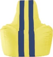 Кресло-мешок Flagman Спортинг С1.1-451 (желтый/темно-синий) купить по лучшей цене
