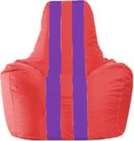 Кресло-мешок Flagman Спортинг С1.1-458 (красный/фиолетовый) купить по лучшей цене