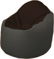 Кресло-мешок Flagman Браво Б1.3-F01F17 (темно-коричневый/темно-серый) купить по лучшей цене