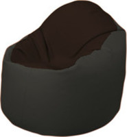 Кресло-мешок Flagman Браво Б1.3-F01F38 (темно-коричневый/черный) купить по лучшей цене