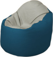 Кресло-мешок Flagman Браво Б1.3-F02F03 (светло-серый/синий) купить по лучшей цене