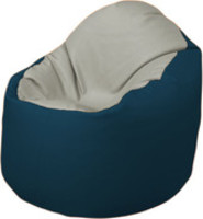 Кресло-мешок Flagman Браво Б1.3-F02F04 (светло-серый/темно-синий) купить по лучшей цене
