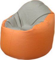 Кресло-мешок Flagman Браво Б1.3-F02F20 (светло-серый/оранжевый) купить по лучшей цене