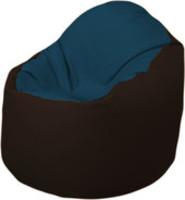 Кресло-мешок Flagman Браво Б1.3-F04F01 (темно-синий/темно-коричневый) купить по лучшей цене