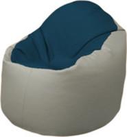 Кресло-мешок Flagman Браво Б1.3-F04F02 (темно-синий/светло-серый) купить по лучшей цене