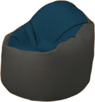 Кресло-мешок Flagman Браво Б1.3-F04F17 (темно-синий/темно-серый) купить по лучшей цене