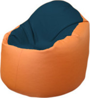 Кресло-мешок Flagman Браво Б1.3-F04F20 (темно-синий/оранжевый) купить по лучшей цене