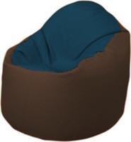 Кресло-мешок Flagman Браво Б1.3-F04F26 (темно-синий/коричневый) купить по лучшей цене