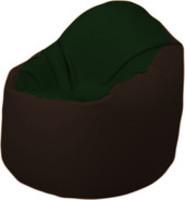 Кресло-мешок Flagman Браво Б1.3-F05F01 (темно-зеленый/темно-коричневый) купить по лучшей цене