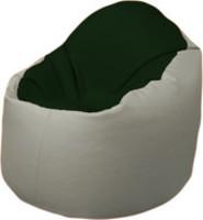 Кресло-мешок Flagman Браво Б1.3-F05F02 (темно-зеленый/светло-серый) купить по лучшей цене