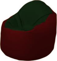 Кресло-мешок Flagman Браво Б1.3-F05F08 (темно-зеленый/бордовый) купить по лучшей цене