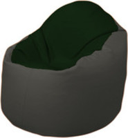 Кресло-мешок Flagman Браво Б1.3-F05F17 (темно-зеленый/темно-серый) купить по лучшей цене