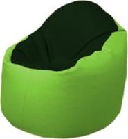 Кресло-мешок Flagman Браво Б1.3-F05F19 (темно-зеленый/салатовый) купить по лучшей цене