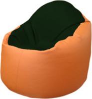 Кресло-мешок Flagman Браво Б1.3-F05F20 (темно-зеленый/оранжевый) купить по лучшей цене