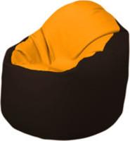 Кресло-мешок Flagman Браво Б1.3-F06F01 (желтый/темно-коричневый) купить по лучшей цене