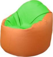 Кресло-мешок Flagman Браво Б1.3-F07F20 (салатовый/оранжевый) купить по лучшей цене