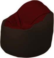 Кресло-мешок Flagman Браво Б1.3-F08F01 (бордовый/темно-коричневый) купить по лучшей цене