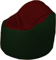 Кресло-мешок Flagman Браво Б1.3-F08F05 (бордовый/темно-зеленый) купить по лучшей цене