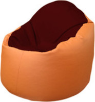 Кресло-мешок Flagman Браво Б1.3-F08F20 (бордовый/оранжевый) купить по лучшей цене
