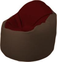 Кресло-мешок Flagman Браво Б1.3-F08F26 (бордовый/коричневый) купить по лучшей цене