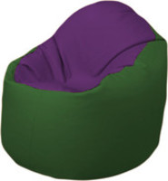 Кресло-мешок Flagman Браво Б1.3-N32N77 (фиолетовый/темно-зеленый) купить по лучшей цене