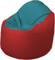 Кресло-мешок Flagman Браво Б1.3-N41N09 (бирюзовый/красный) купить по лучшей цене