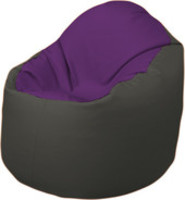 Кресло-мешок Flagman Браво Б1.3-N32N17 (фиолетовый/темно-серый) купить по лучшей цене